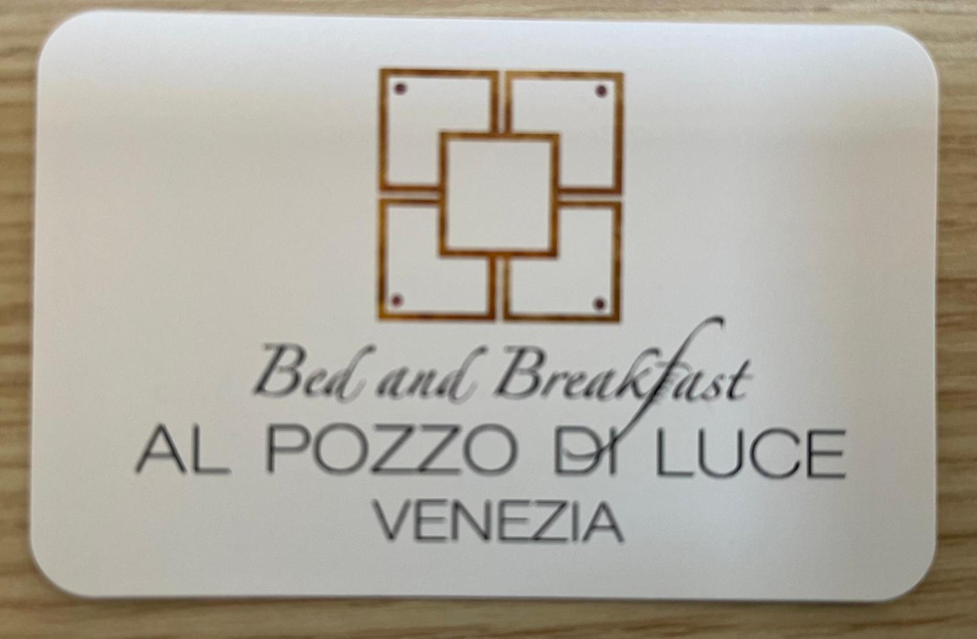 B&B Al Pozzo Di Luce Venecia Exterior foto